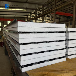 Chất Lượng Cao 50Mm Cách Điện EPS Bánh Sandwich Bảng Điều Khiển Chống Cháy Mái Thép Tấm Bọt Bảng Cho Ngoài Trời Cho Khách Sạn Các Trang Trại Phòng Lạnh - Product Image 4