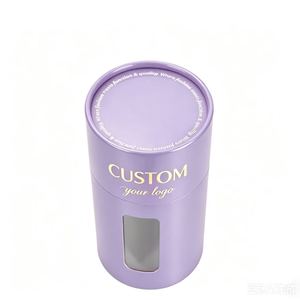 Boîtes d'emballage cosmétiques personnalisées imprimées, tube en carton cylindrique pour parfum et huile essentielle, écologiques et recyclables - Product Image 2