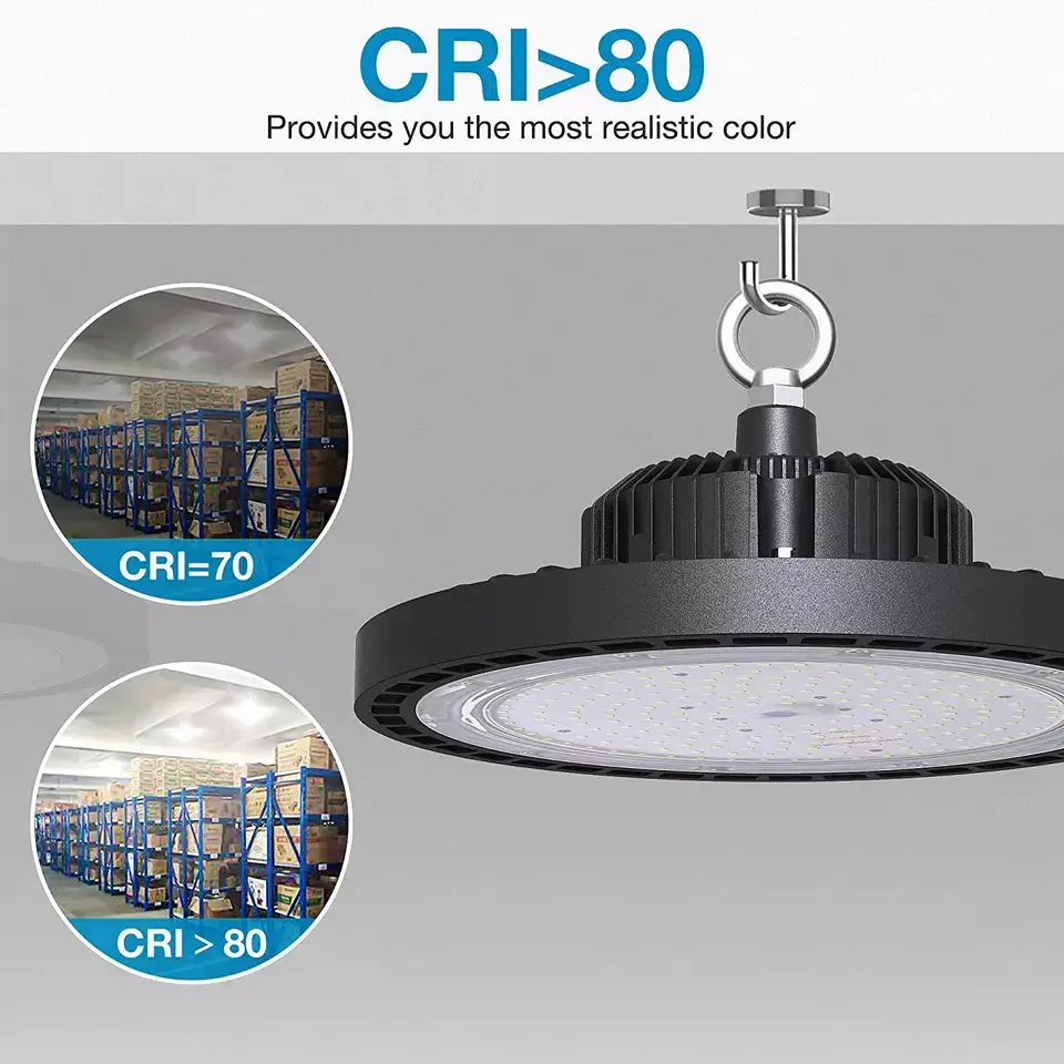150w New Design Professional High Bay Lighting IP66 IK08 Outdoor In100W 150W 200W Ufo Led High Bay Lamp For Warehouse Entrepot