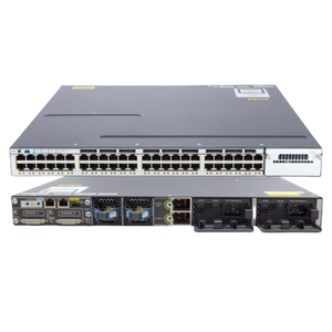 สวิตช์เครือข่าย WS-C3750X-48T-S/L/E C3750X พอร์ตอีเธอร์เน็ต 48x10/100/1000BASE-T สวิตช์สำหรับองค์กร WS-C3750X-48T-S - Product Image 3