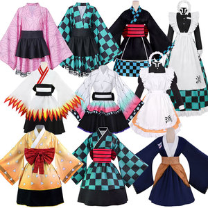 Hashibira <span class=keywords><strong>inosuke</strong></span> ญี่ปุ่นเสื้อผ้าอนิเมะสำหรับผู้หญิงชุดกิโมโน - Product Image 1