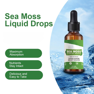 OEM Etiqueta Privada gotas de musgo de mar irlandés aceite de semilla negra Ashwagandha soporte para la tiroides suplementos de hierbas para soporte de minerales traza - Product Image 2