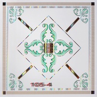 Film PVC transparent souple à motif floral, estampage à chaud, film de laminage, film PVC super clair en rouleau