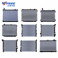Radiateur en aluminium Winsee pour PEUGEOT 406 1.6i 2.0i 1999-2000 Remplacement OE 1301.GE 1301.GF 1301.FV Radiateur de refroidissement
