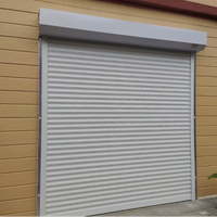 Portes enroulables en acier électrique, porte enroulable en acier perforé, sécurité et protection contre le vent