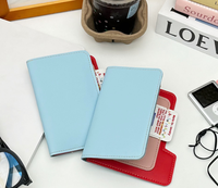Catégorie Produit Nouveau Multifonctionnel Couleur Bloqué Passeport Carte Certificat Sac De Rangement Ticket Clip Portefeuille Porte-Cartes