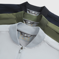 Veste d'hiver à capuche pour homme grande taille, coupe-vent, respirante, avec logo tissé sur le devant, col montant, style décontracté