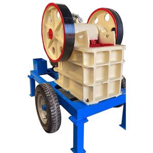 Équipement d'extraction de l'or Stone Rock Crusher Machines Moteur diesel <span class=keywords><strong>Maison</strong></span> Mobile Pe250 * 400 Concasseur à mâchoires Prix d'usine à vendre - Product Image 4