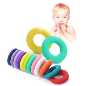 Al por mayor: Abalorios de silicona con forma de donut, dijes para pulseras, llaveros de pasatiempo y accesorios para la fabricación de joyas y chupetes de bebé - Product Image 2
