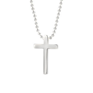 Colar de Cruz em Aço Inoxidável Hip Hop Punk para Homens, Joia Religiosa com Anel Interligado, Colar de Moda - Product Image 5