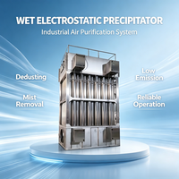 Precipitador Electrostático (ESP) Comercial Húmedo para Incinerador Hospitalario, Sistema de Pulido de Polvo Ultrafino para Uso Limpio