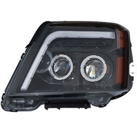 Phares de remplacement à LED noirs avec signal séquentiel pour GMC Terrain 2010-2017