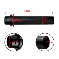 Nouvelle poignée de guidon en fibre de carbone pour moto, remplacement du tube d'accélérateur, moteur sans balais DC 72V 750W pour Light Bee X S pour vélo électrique