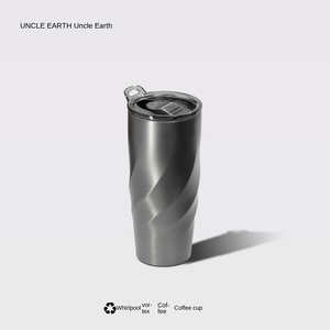 Earth <strong>Uncle</strong> Netherlands Eco-friendly Gift Food-grade Stainless Steel Vacuum Vortex Coffee <strong>Mug</strong> Minimalist Design Gift Cup - Product Image 3