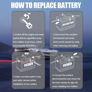 12V 70Ah CCA1100カスタム12.8 V 12.8ボルト50Ah 70Ah 100Ah自動車スターターリチウムLifepo4ナトリウムイオンハイブリッド始動バッテリーパック - Product Image 3