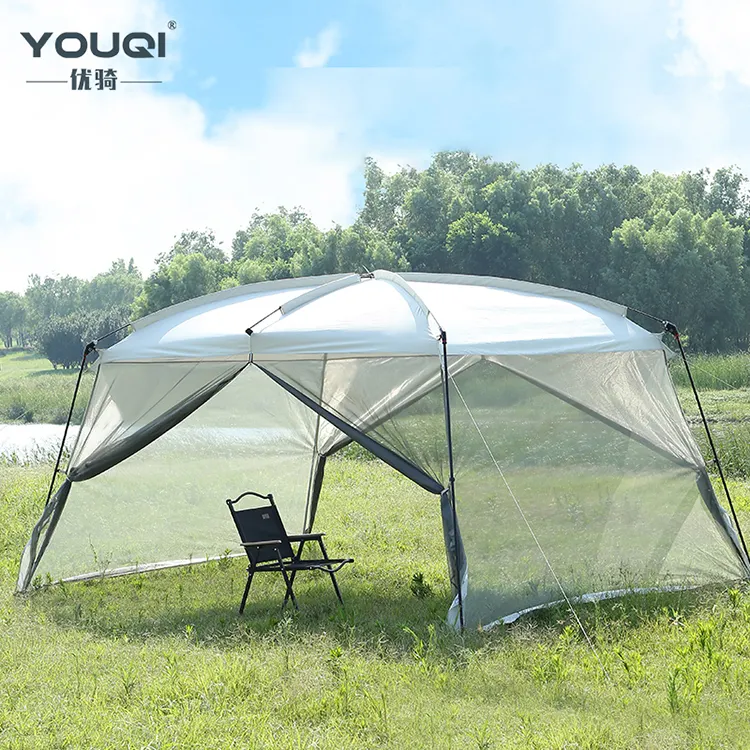 YOUQI HOMFUL tenda da campeggio con baldacchino schermato a installazione istantanea grande tenda da campeggio all'aperto per più persone
