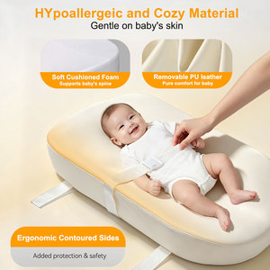 Cambiador de Bebé Impermeable de 80x40cm, de Cuero PU Resistente a las Manchas, con Cinturón de Seguridad, OEM - Product Image 3