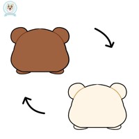 Animaux en peluche personnalisés jouets pour enfants CE ASTM usine mignon flip souris en colère pleurer Kawaii couple cadeau