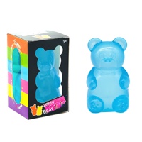 Nouveau produit transfrontalier : Ours en peluche courte en maltose à rebond lent, anti-stress, unisexe, pour la décompression