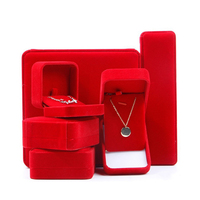 Boîte à bijoux de luxe pour emballage cadeau, rangement pour bagues de couple, bracelets, joncs et colliers, orange, avec logo et intérieur en velours