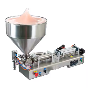 Automatic Horizontal Single Nozzle Filling Machine for Beverage for Plastic Bottles for Liquid <b>Tomato</b> Sauce Peanut Butter Thick - Product Image 3