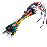 Módulo de alimentación para protoboard MB102 de 3.3V/5V + Protoboard MB-102 de 830 puntos para kit Arduino + 65 cables de puente al por mayor