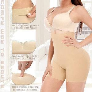 Culotte gainante transparente en dentelle taille haute personnalisée pour femmes, avec effet ventre plat et rehausseur de fesses - Product Image 3