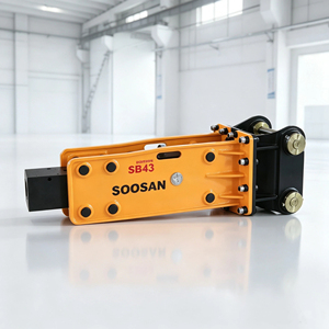 Marteau de démolition hydraulique de type supérieur SB43 pour excavatrices/chargeuses de 5 à 12 tonnes, garantie 1 an, CE - Product Image 1