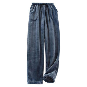 بنطلون بيجامة حراري مطبوع للجنسين، مريح وناعم للغاية، مصنوع من الفلانيل المنسوج، مناسب للربيع والشتاء، طقم بنطلون بيجامة مطبوع من الفلانيل - Product Image 4