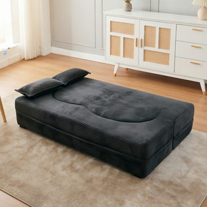 Sofá <span class=keywords><strong>Cama</strong></span> Modular Ahorrador de Espacio, Plegable, con Almohadilla de Espuma Viscoelástica, Apto para Espacios Pequeños, Sofá Combinable Convertible - Product Image 3