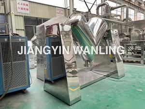 WLV <span class=keywords><strong>HJF</strong></span> en stock produit sec de soins de santé nourriture thé poudre granule mélange mélange v type mélangeur mélangeur machine - Product Image 6