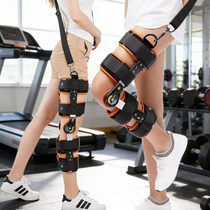 HKJD Hot Selling Orthopedische Telescopische Postoperatieve Kniebrace met Scharnierende ROM Knieorthese voor Kniepijnverlichting - Product Image 4