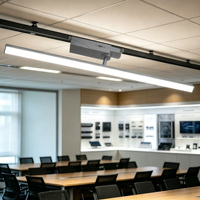 Offres Spéciales : Système d'éclairage sur rail 10W 20W 3 CCT, Lampes réglables et rotatives, Luminaires LED linéaires pour salles d'exposition commerciales