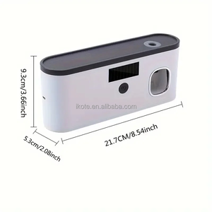 5 Disinfect <strong>Toothbrush</strong> Slots Wall Auto Toothpaste Dispenser Sterilized <strong>Toothbrush</strong> <strong>Holder</strong> for Family - Product Image 6