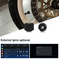 Alienrider M2s Smart Bike Computer 77GHz mmWave Radar Alerta de punto ciego y pantalla de transmisión de Vista trasera