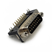 15 broches D-SUB 9 15 25 29 36 44 broches mâle femelle 90 180 degrés VGA série DB9 DB15 connecteur