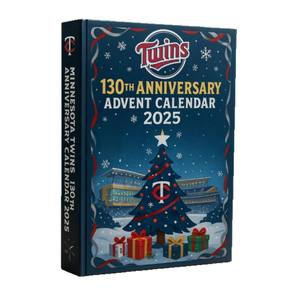 Calendario de Adviento de Plástico del 130 Aniversario de los Minnesota Twins - Caja Sorpresa con Adornos Navideños Festivos a Escala 1/12 para Fanáticos - Product Image 5