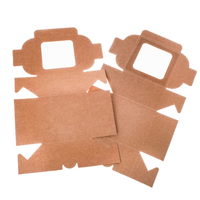 Boîtes à pâtisserie personnalisées en gros, petites boîtes à gâteaux de 4 pouces avec fenêtre pour bonbons, muffins, beignets et emballages de cadeaux de fête