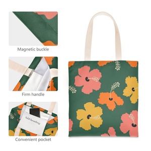 Hawaiian Ohia Lehua Design <b>HandBag</b> Puakenikeni Large Capacity Women Totes Shopping Bags Hotsale - Product Image 4