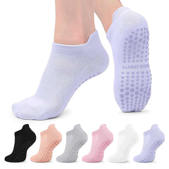 Quentin custom women's yoga grip socks with logo non slip anti slip gym