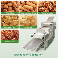 Petite ligne de production automatique de Chinchin, équipement de fabrication de Chinchin, machine à découper les Chinchin, fabrication de snacks