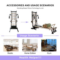 Torre Espiral de Pilates Comercial para Entrenamiento Físico en Estudio, Programas de Rehabilitación y Ejercicio, e Instalaciones Profesionales de Entrenamiento