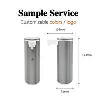 Distributeur de savon automatique intelligent à capteur USB en acier inoxydable pour cuisine et salle de bain, style occidental de luxe, fabricant direct ODM OEM
