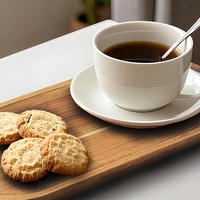 Plateau ovale en bois d'acacia poli, durable et écologique, design contemporain, pour la maison, les restaurants, les cuisines, les fêtes, les mariages, les cadeaux