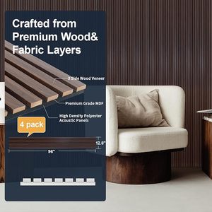 <span class=keywords><strong>Pannelli</strong></span> murali acustici in <span class=keywords><strong>legno</strong></span> di noce moderno <span class=keywords><strong>pannelli</strong></span> murali <span class=keywords><strong>decorativi</strong></span> insonorizzati per la riduzione del rumore interno 3D modello Design - Product Image 2
