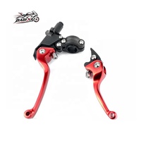 BABIXIU GZZZ-001 7/8 22MM Support de guidon universel en alliage d'aluminium pour moto tout-terrain ASV anti-chute pliable avec embrayage et frein