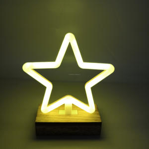 <span class=keywords><strong>Lampe</strong></span> LED fluo <span class=keywords><strong>rose</strong></span> avec Base, alimentée par batterie ou par USB, idéale pour les veilleuse - Product Image 6