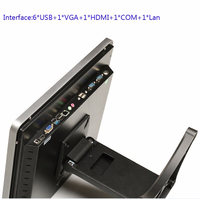Pantalla táctil capacitiva de 15 pulgadas Windows Restaurant Full Pos System Point