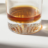 Verre à whisky Old Fashioned 320 ml à base épaisse sans plomb, personnalisable avec logo, options OEM/ODM, design moderne pour bar et usage domestique