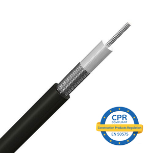 Cable Coaxial <span class=keywords><strong>JINJIN</strong></span> RG214/U Mil 50 Ohm, 50m, Doble Trenzado de Plata, Cubierta de PVC, Conductor de Cobre Plateado, Aislamiento de PE Sólido/Espumado - Product Image 5